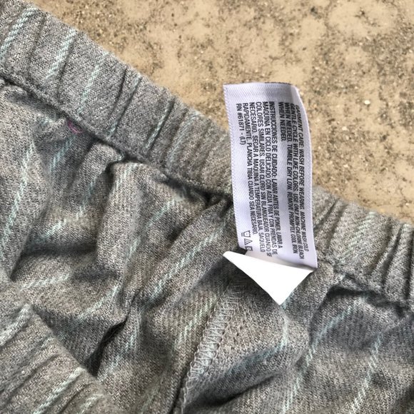 Flannel Pinstriped Lounge Pants - Picture 3 of 5